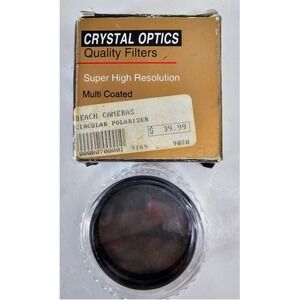 Crystal Optics‎ Camera Polarizer Lens Filter 52mm - Black/Gold